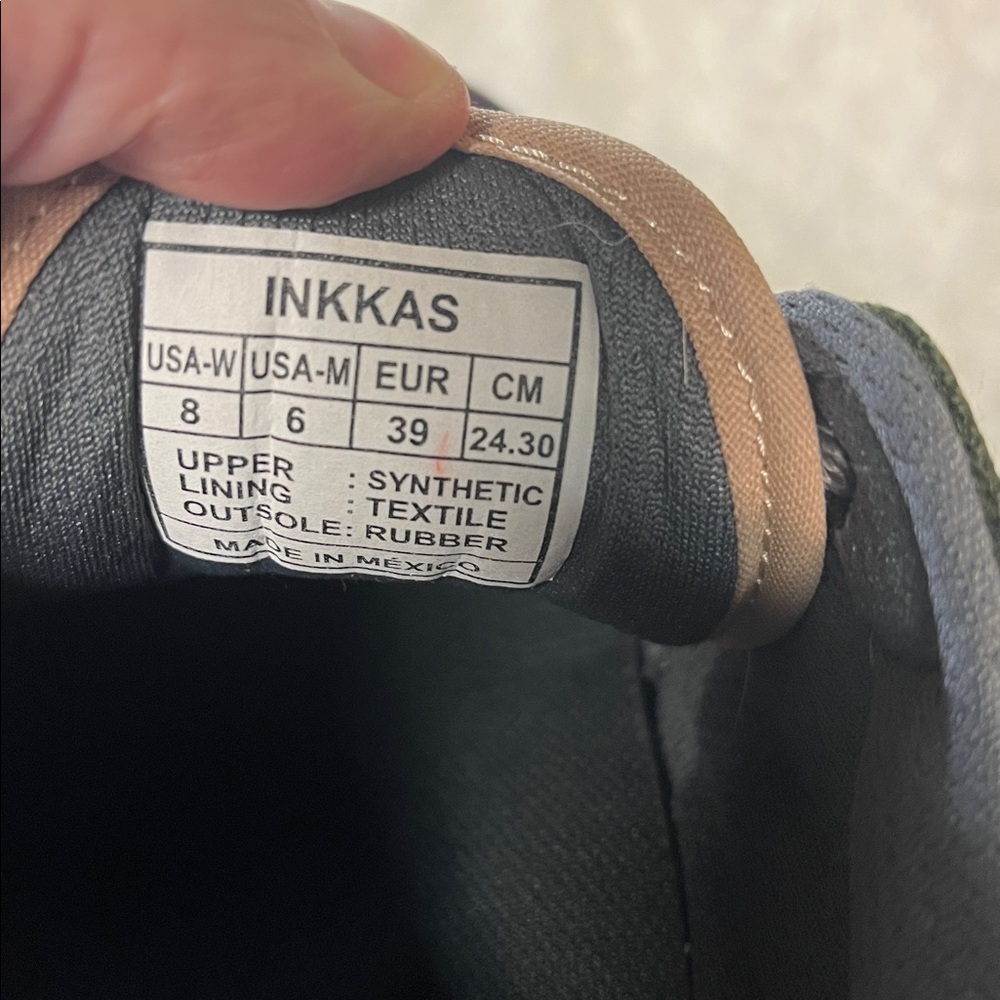 Inkkas Earth Tone butterfly Sneakers - Picture 5 of 6